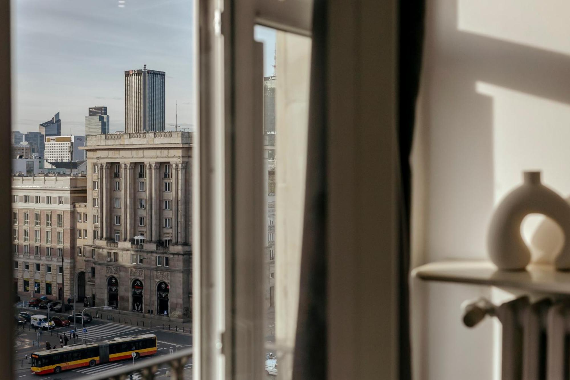 Plac Konstytucji 6 Orange - Apartament Dla 4 Osob - Bezplatny Parking - Free Parking - Piekny Widok Na Panorame Warszawy Варшава Экстерьер фото